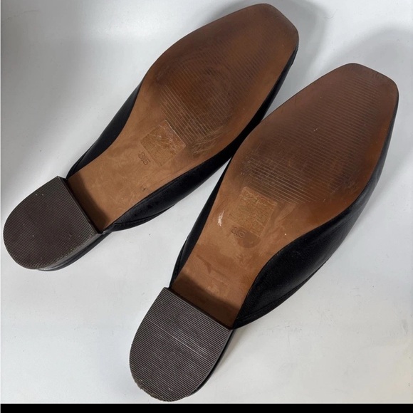 Madewell Adelia Black Leather Women's Mules - 8.5 - Picture 7 of 9
